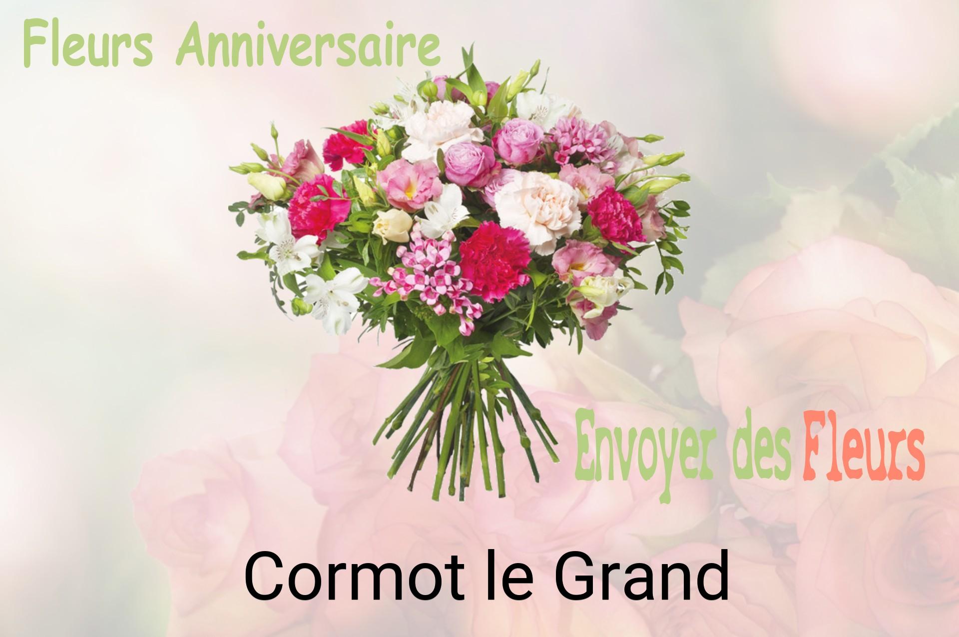 Bouquet de fleurs d’anniversaire livré à Cormot-le-Grand